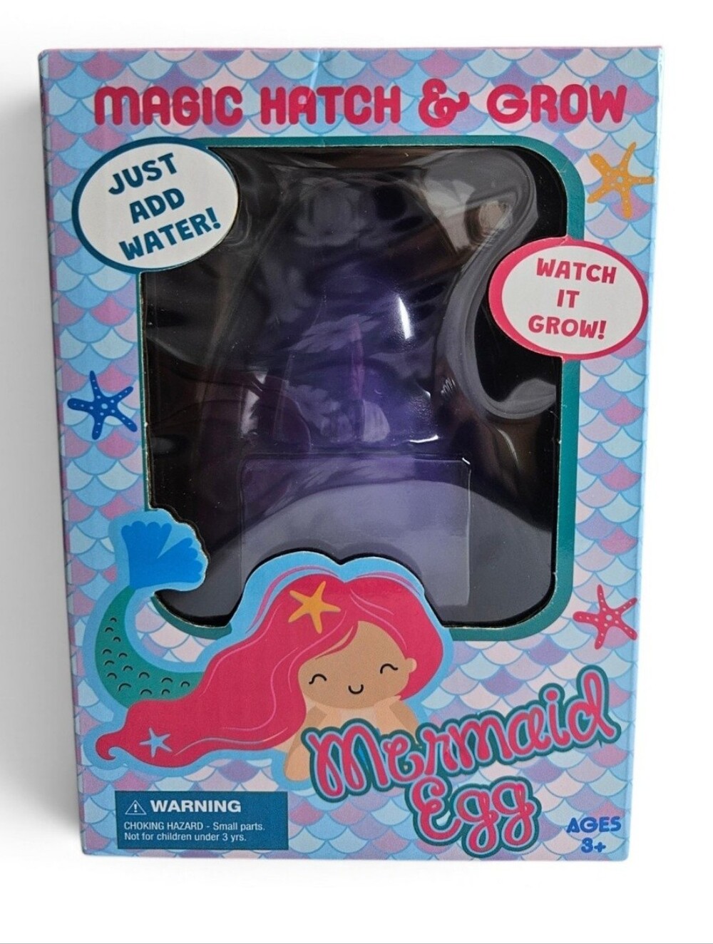 MAGIC WATCH & GROW MERMAID EGG SENSORY  TOY 1 PC